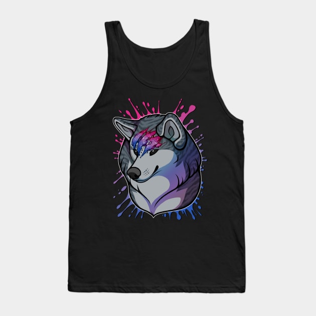 Ginga Nagareboshi Gin Pride - Bi Bisexual LGBT Tank Top by FlannMoriath